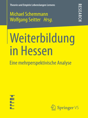 cover image of Weiterbildung in Hessen